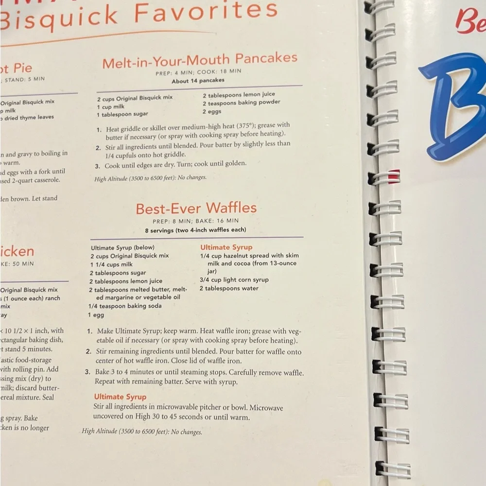 Bisquick II Cookbook 2004 Betty Crocker Hardcover Spiral All New‎ Recipes